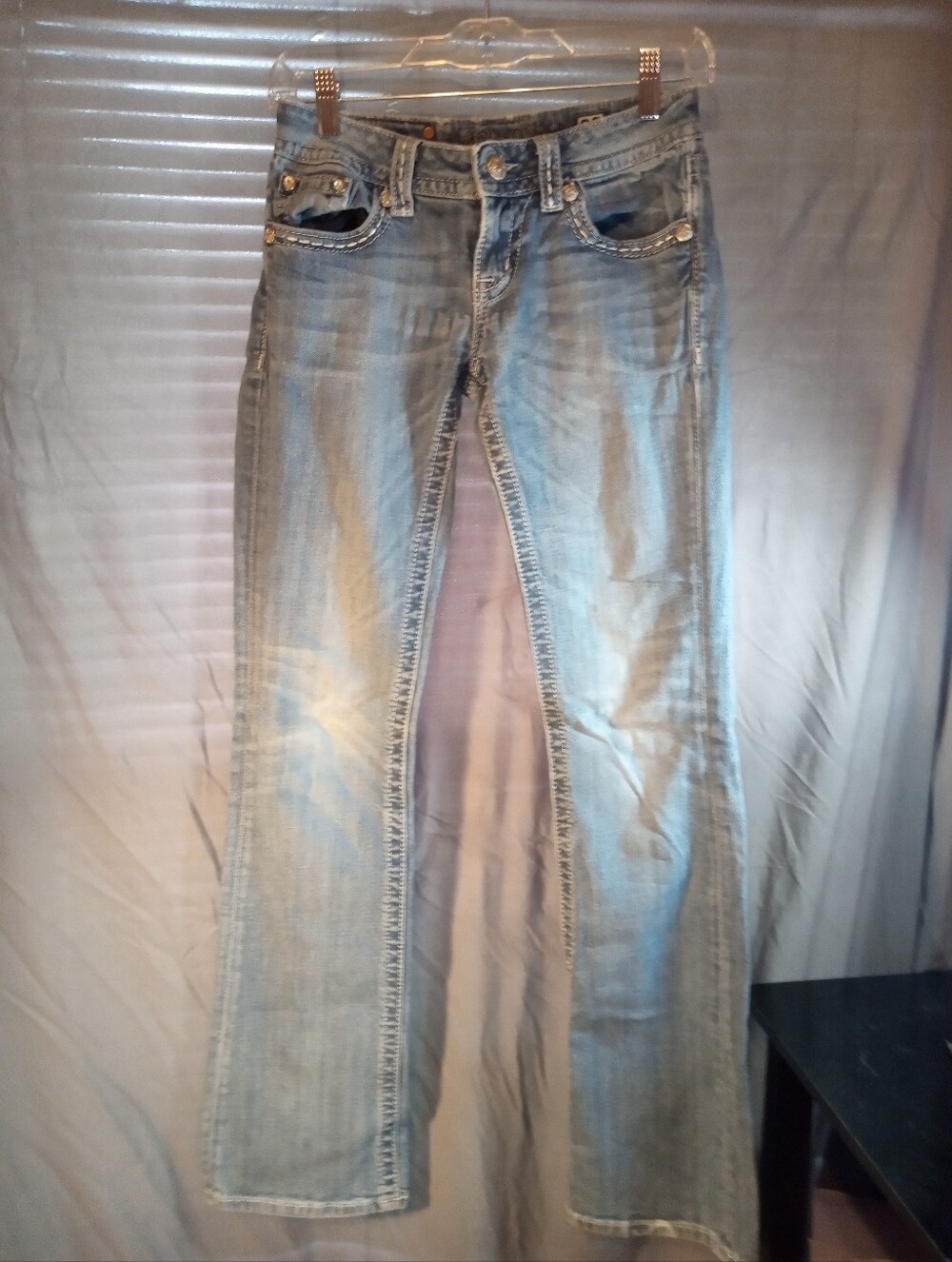 Miss Me Light Wash Women’s Bootcut Embellished Jeans